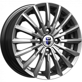 K&K Акцент 7x17 4*100 ET41 DIA60.1 Дарк платинум Литой K&K Акцент 7x17 4*100 ET41 DIA60.1 Дарк платинум Литой