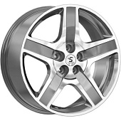 K&K КР008 8.5x20 5*108 ET45 DIA63.3 Diamond gloss graphite Литой