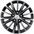 Khomen KHW 1611 6.5x16 5*110 ET46 DIA63.3 Black-FP Литой