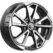 K&K КС1005 6x15 5*100 ET40 DIA57.1 Алмаз черный Литой