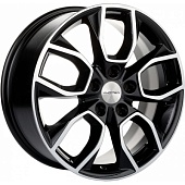 Khomen KHW 1713 7x17 5*114.3 ET48 DIA67.1 Black-FP Литой Khomen KHW 1713 7x17 5*114.3 ET48 DIA67.1 Black-FP Литой