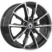 K&K Меренге 7.5x17 5*114.3 ET35 DIA66.1 Алмаз черный Литой